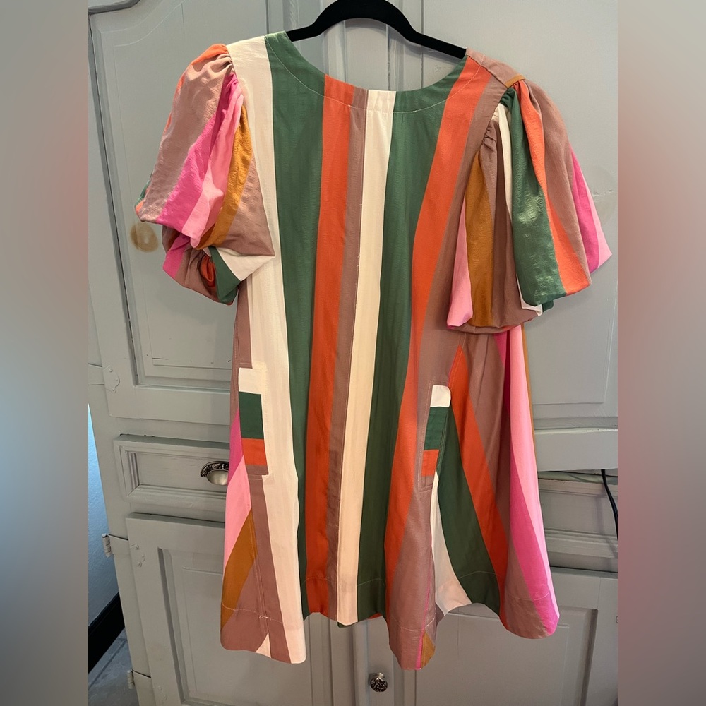 Entro Striped Dress with pockets